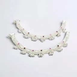 AamNa Enterprises Silver-Plated Anklet image 2