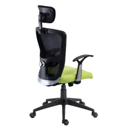 HUMAN METHOD VIBE Elite Series Office Chair Ergonomic High Back with Designer T-Shaped Fixed Wide Arms Black & Green, HMVS01-EC04-picture-46