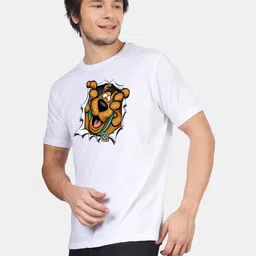 Greylongg Men Printed Applique T-shirt image 3