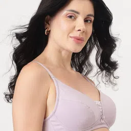 DressBerry Lavender Everyday Bra Full Coverage All Day Comfort Non Padded image 2