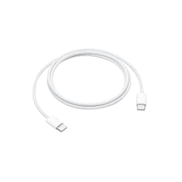 Apple USB 3.2 Type C to USB 3.2 Type C Charging Cable (Woven Design, White) image 2
