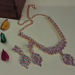 VATSALYA creation Women White Jewellery Set-picture-48