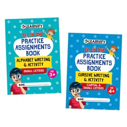 pinwheel books All In One Practice Assignments Book, Alphabet Writing & Activity, Capital & Small Letters, Set of 2 Books - English-picture-16