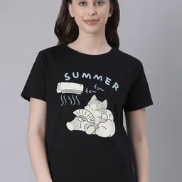 TWIN BIRDS Women Printed T-shirt-picture-40