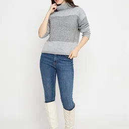Madame Women Ribbed Pullover image 4