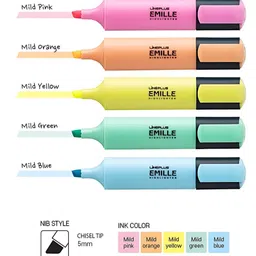 Lineplus Highlighter Emile Set Of 5 image 3