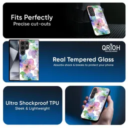 QRIOH Floral Printed Samsung Galaxy M33 5G Back Case Mobile Accessories image 4