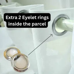 house of common 213 cm (7 ft) Polyester Room Darkening Door Curtain (Pack Of 2) image 3