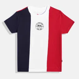 U.S. Polo Assn. Kids Boys Colourblocked Pure Cotton T-shirt-picture-17