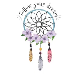 rawpockets Multicolour Follow Your Dream Wall Stickers image 2