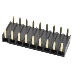 MULTICOMP PRO PCB Receptacles CONN, RCPT, 7POS, R/A, 1ROW, 2.54MM, 2212BR-07G (Pack of 5)-picture-42