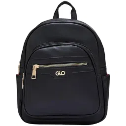 Globus Black Solid Medium Backpack-image-7