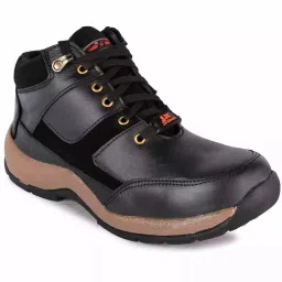 JK Steel Steel Toe Safety Shoes High Ankle Rubber Sole Black Size UK 10, JKPSF144BLK10-picture-28