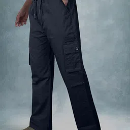 Jb Just BLACK Men Relaxed Relaxed Fit Cargos image 3