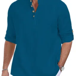 SQS Men Cotton Straight Kurtas-image-62