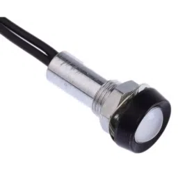 Oxley Red Panel Mount Indicator, 1.9V dc, 8 mm Mounting Hole Size, Lead Wires Termination, IP68, STR/LH/8/FL30/AlGaAs image 3