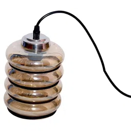 GAUVIK Black Glass Ceiling Lamp image 3