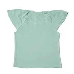 TIDY SLEEP Print Ruffles Cotton Top image 4