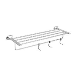 CERA Icon Stainless Steel Wall Mount Towel Rack with Shelf, F5014131CH-picture-25