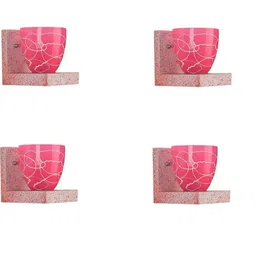 SOMIL Pink Glass Cylinder Printed Wall Lamps-picture-49