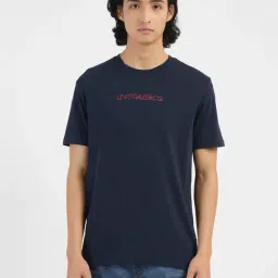 Levi's Navy Cotton Regular Fit Printed T-Shirt-picture-16