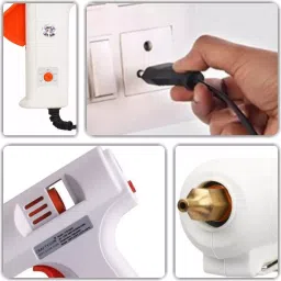 CRAFTYGUN 150 W Crown or Max Hot Melt Glue Gun with 3 Sticks Adjustable Temperature White 11 mm Stick Dia., (CRAFTY)-WHITE(150W)-3-ST image 5