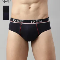 Dixcy Scott Originals Multi Cotton Regular Fit Briefs - Pack Of 3-image-77