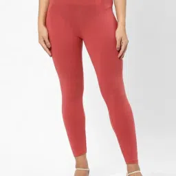 R&B Pink Cotton Leggings-picture-44