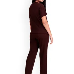 BOMBSHELL Oversized Printed Round Neck T-Shirt With Trouser image 4