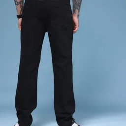 HERE&NOW Men Relaxed Fit Slash Knee Jeans image 3