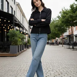 glitchez Shirt Collar Relaxed Fit Jacket image 2