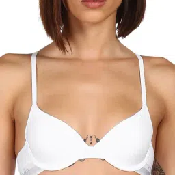 Calvin Klein White Regular Fit Bra-image-58
