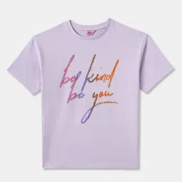 R&B Kids Lilac Graphic Regular Fit T-Shirt-picture-33