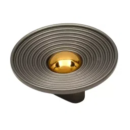 Decorio Door Knob Small Black / Gold Finish, Mack-K-125-picture-20