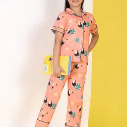 Maaesa Girls Printed Night suit-picture-49