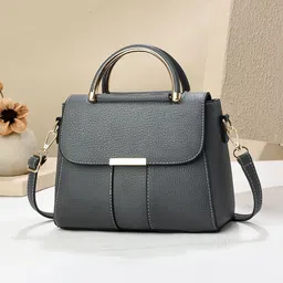 StyleCast Women Solid Structured Satchel Bag-picture-20