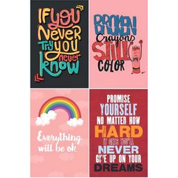 CVANU Multicoloured 6 and more Piece Paper Wall Core-picture-6