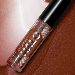 Smashbox Halo Glossy Non-Sticky Hydrating Lip Oil with Hyaluronic Acid 4.6ml - Luster image 3