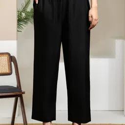 all about you Women Ethnic Motifs Embroidered Regular Thread Work Kurta with Palazzos image 5