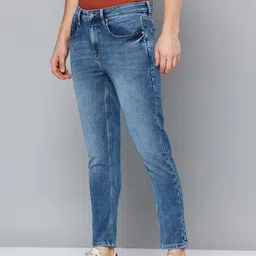 Flying Machine Men Mankle Relaxed Tapered Fit High-Rise Light Fade Stretchable Jeans image 3