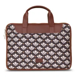 ZOUK Black and White Printed Laptop Sleeve-picture-14