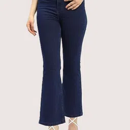 ADBUCKS Women Bootcut High-Rise Low Distress Stretchable Jeans-picture-38