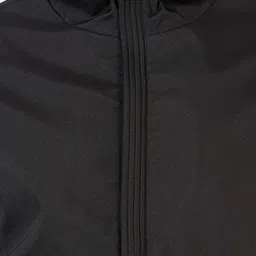 Styli Black Fully Lined Elasticated Hem Detail Windbreaker Biker Jacket image 2