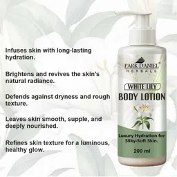 Park Daniel Set Of 2 White Lily Body Lotion - 200 ml Each image 3