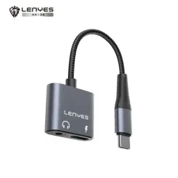 Lenyes AX136, 2 in 1 Type C to 3.5mm AUX/C to C, Type-C Audio Adapter-picture-38