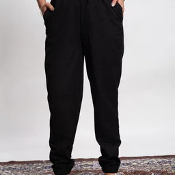 JAIPUR GLOBAL Women Relaxed Zip Trousers-image-3