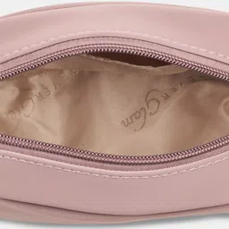 Forever Glam by Pantaloons PU Structured Sling Bag with Bow Detail image 2