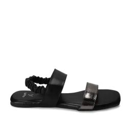 Yoho Women's Black Sling Back Sandals-picture-23