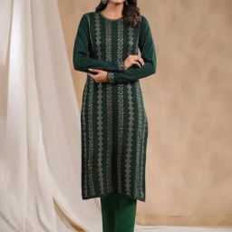 Ishin Green Printed Straight Kurta-picture-29