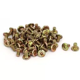 GENERIC M6X16 Allen Button Flange Head Screw with 1 L Key (Pack of 15 Pcs)-picture-40